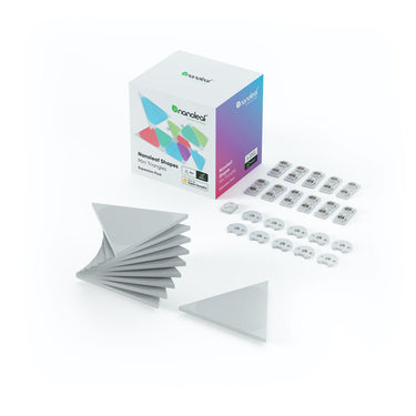 nanoleaf shapes - mini triangles expansion pack (10 panels)